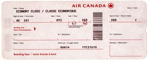 air tickets to Toronto;Delhi;london