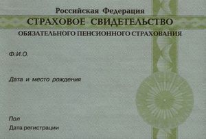 получить свидетельство пенсионного страхования