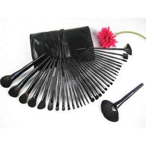 32 pcs Makeup Brush Brushes Cosmetic Set Leather Case, MAC