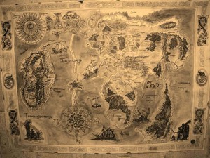 Большая карта Арды на стенку