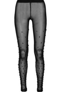 Markus Lupfer  Sheer beaded leggings