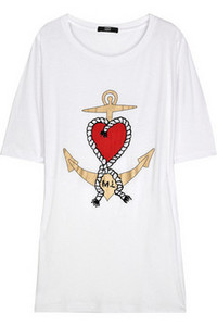 Markus Lupfer  Anchor cotton-jersey T-shirt