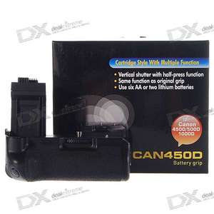 Vertical External Battery Grip for Canon 450D/500D/40D/1000D DSLR