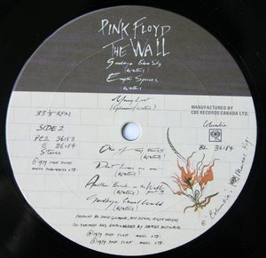 Pink Floyd The wall винил