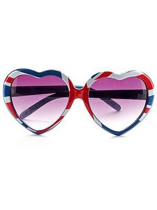 Monsoon Accessorize Union Jack Hearts Sunglasses