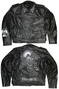 Megadeth "Mens Leather Jacket"