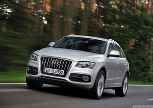 Audi Q5 белого цвета