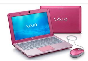 Нетбук Sony VAIO VPC-W12S1R/P Pink Atom