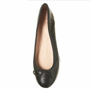 Topshop Malachy leather ballet shoes
