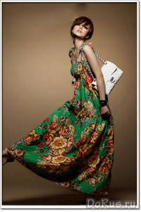 длинный сарафан