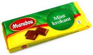 Marabou mint caramel chocolate!