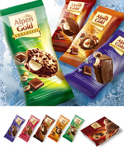 мороженое Alpen Gold.