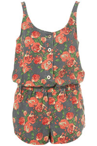 Floral Printed Playsuit