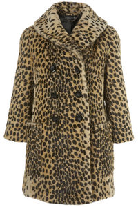 Petite Leopard Fur Coat