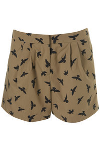 Swallow Print Shorts