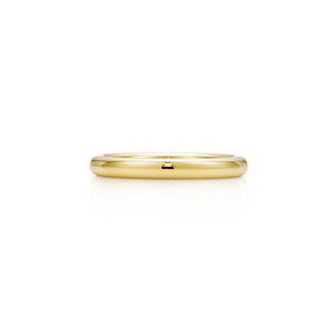 gold round bang rings