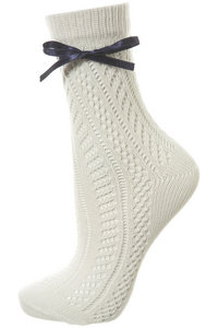 Ribbon Pelerine Ankle Socks