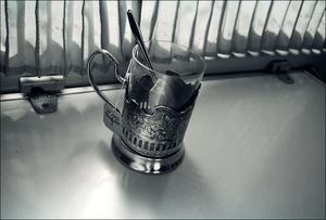 Чай из !ПОДСТАКАННИКА! попить в поезде