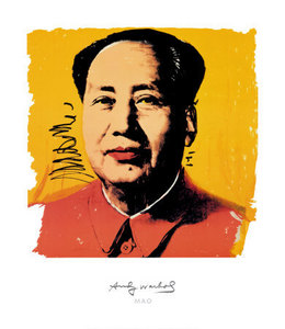 Mao print by Andy Warhol