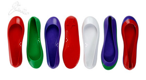 Kartell plastic ballerina flats designed by .normalisa