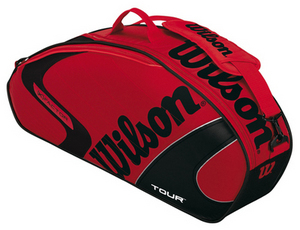 Сумка Wilson Tour Triple Thermal Black Red