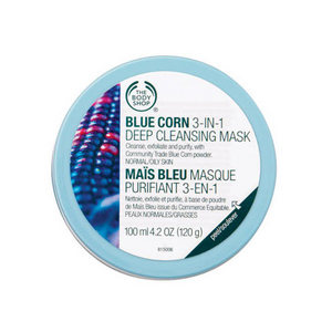 the body shop blue corn scrub mask