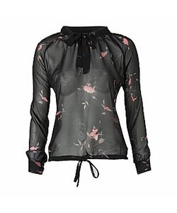 Floral Fan Blouse