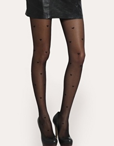 ASOS Heart Sheer Tights