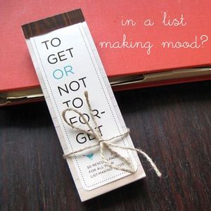 make a to-do list