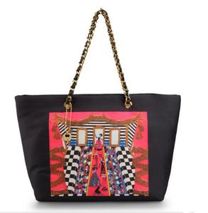 moschino - love moschino - large fabric bag