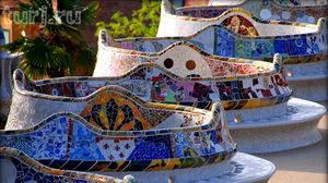 Отпечататься на скамейках Гауди в Барселоне