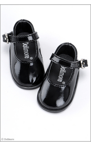 Narsha Basic Girl Shoes (Black Enamel)