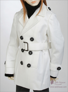 Iplehouse YID_boy trench coat white