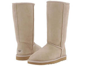 Длинные кремовые UGG