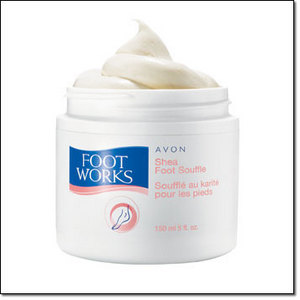 AVON крем суфле для ног с маслом дерева Ши