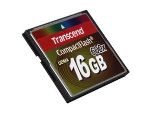 Compact Flash Transcend 16GB Compact Flash CF Card 600X