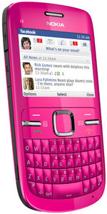 Телефон Nokia C3 Hot pink