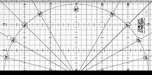 Линейка для квилтинга Olfa MQR 15x30