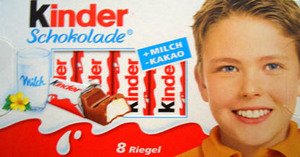 коробку Kinder Chocolate