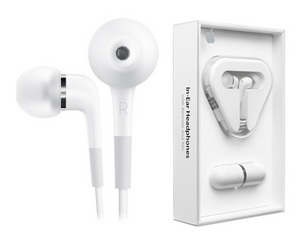 Apple IN-EAR HEADPHONES  с пультом и микрофоном
