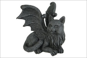 WINGED CAT GARGOYLE