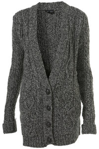 Knitted Aran Cardigan