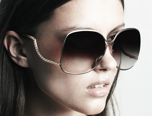 Metal Drop Temple by Victoria Beckham