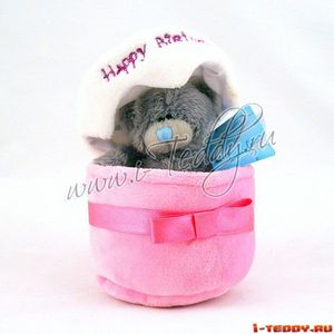Мишка 7.5 см в тортике (ME TO YOU)