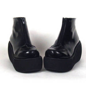 GIRL`S LOLITA WOMEN`S SANDALS GOTHIC SHOES BOOTS BLACK