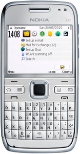 Nokia e72 White Edition