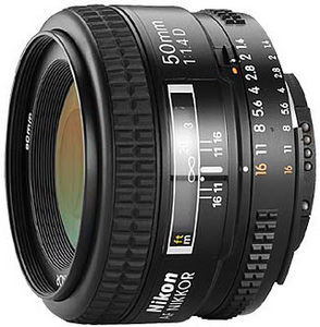 Объектив Nikon 50 mm f/1.4 D AF Nikkor