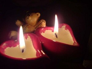 романтический вечер со свечами