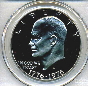 isenhower Dollar 1976 года выпуска