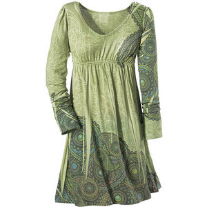 Green Paisley Dress